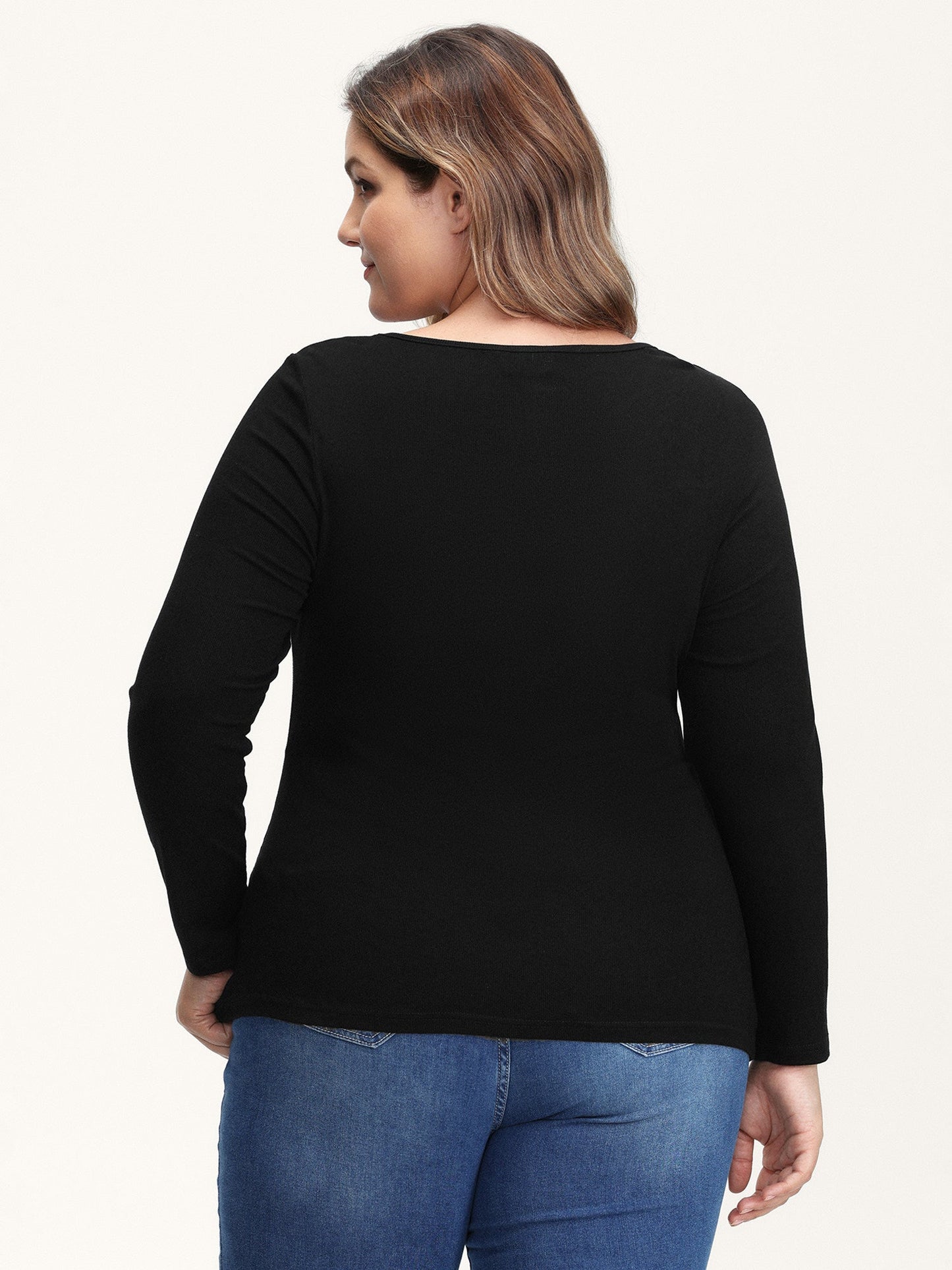 Supersoft Cross-Tie Cut-Out Fitted T-Shirt