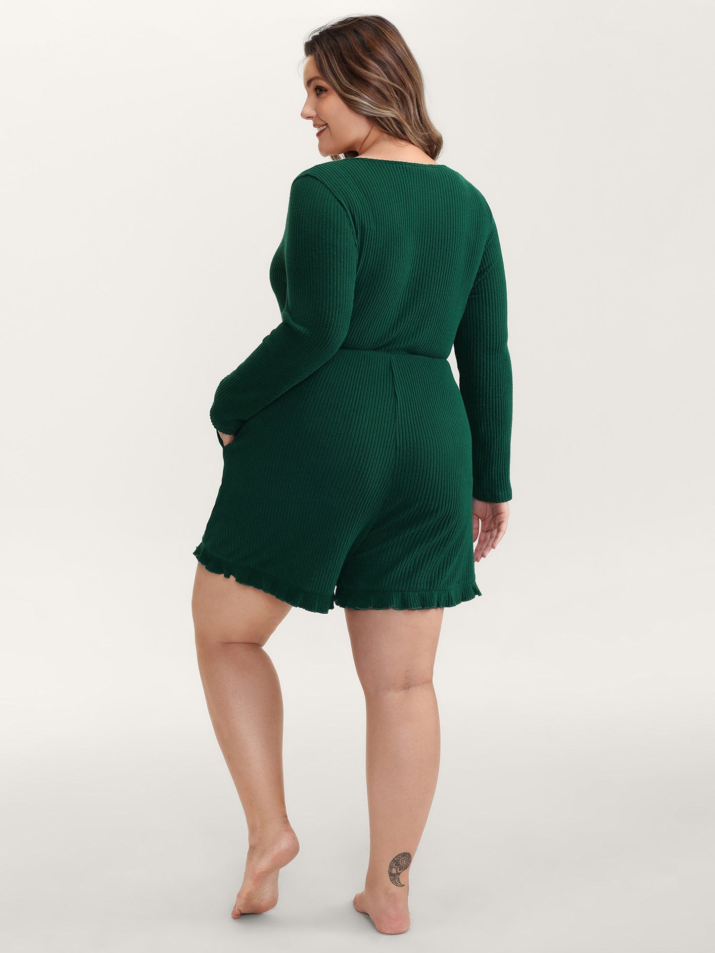 Skin-Friendly Textured Sleep Romper
