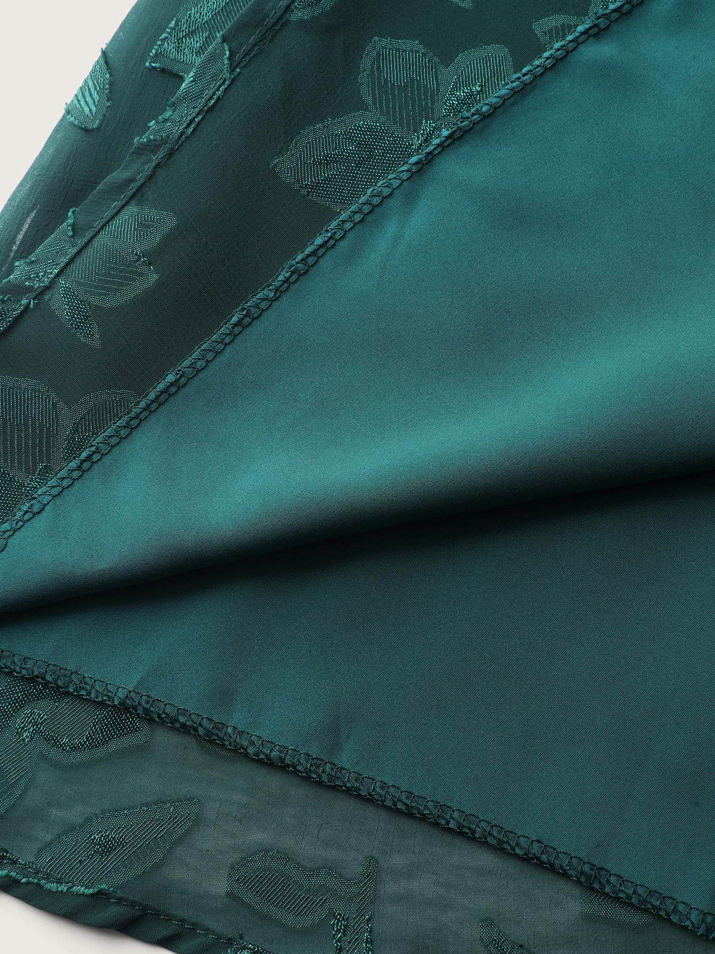 Textured Pockets Lined Midi Dress