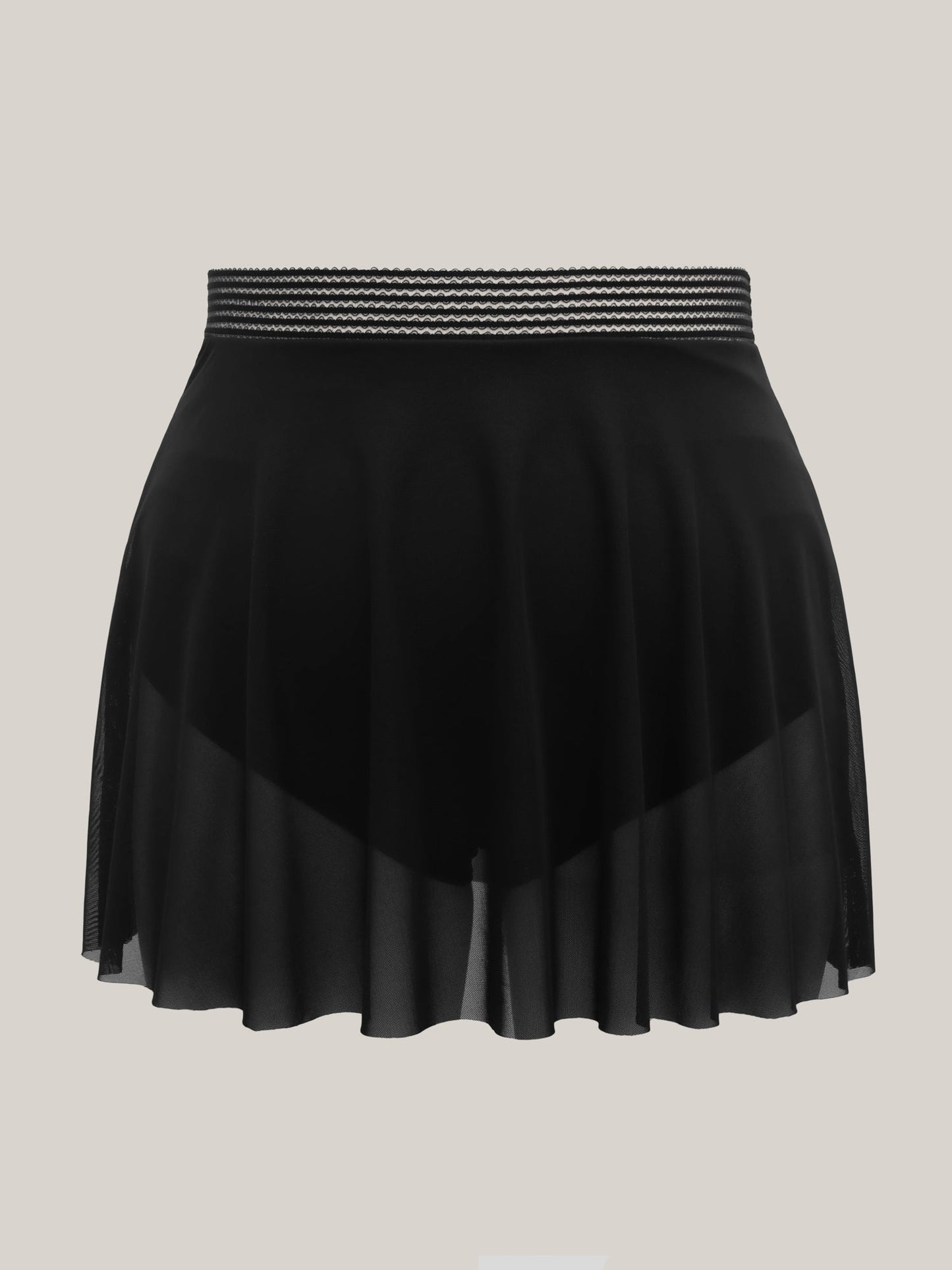 Mesh Webbed Flared Swim Bottoms