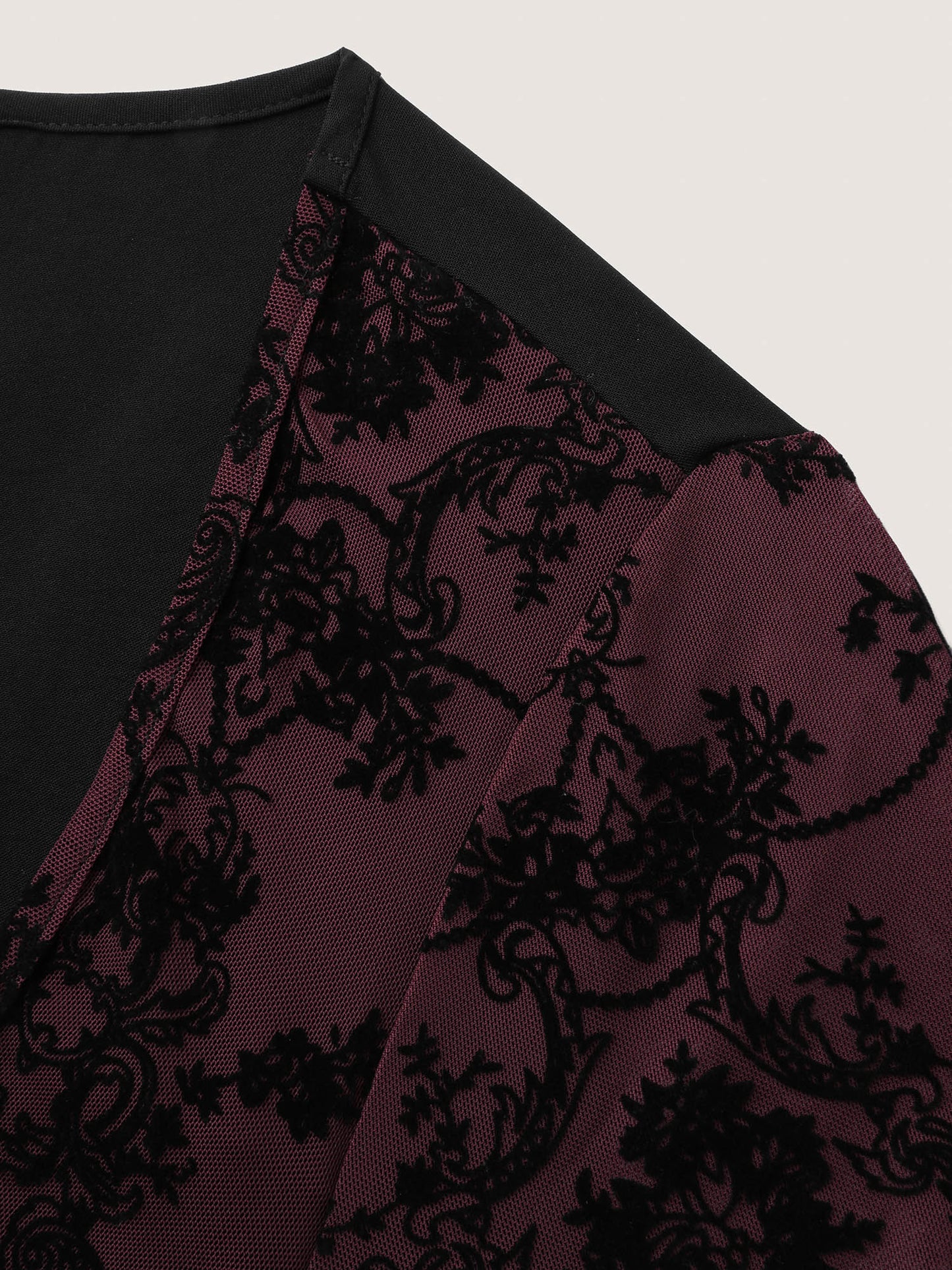 Elastic Mesh Corset-Like Ties Midi Dress