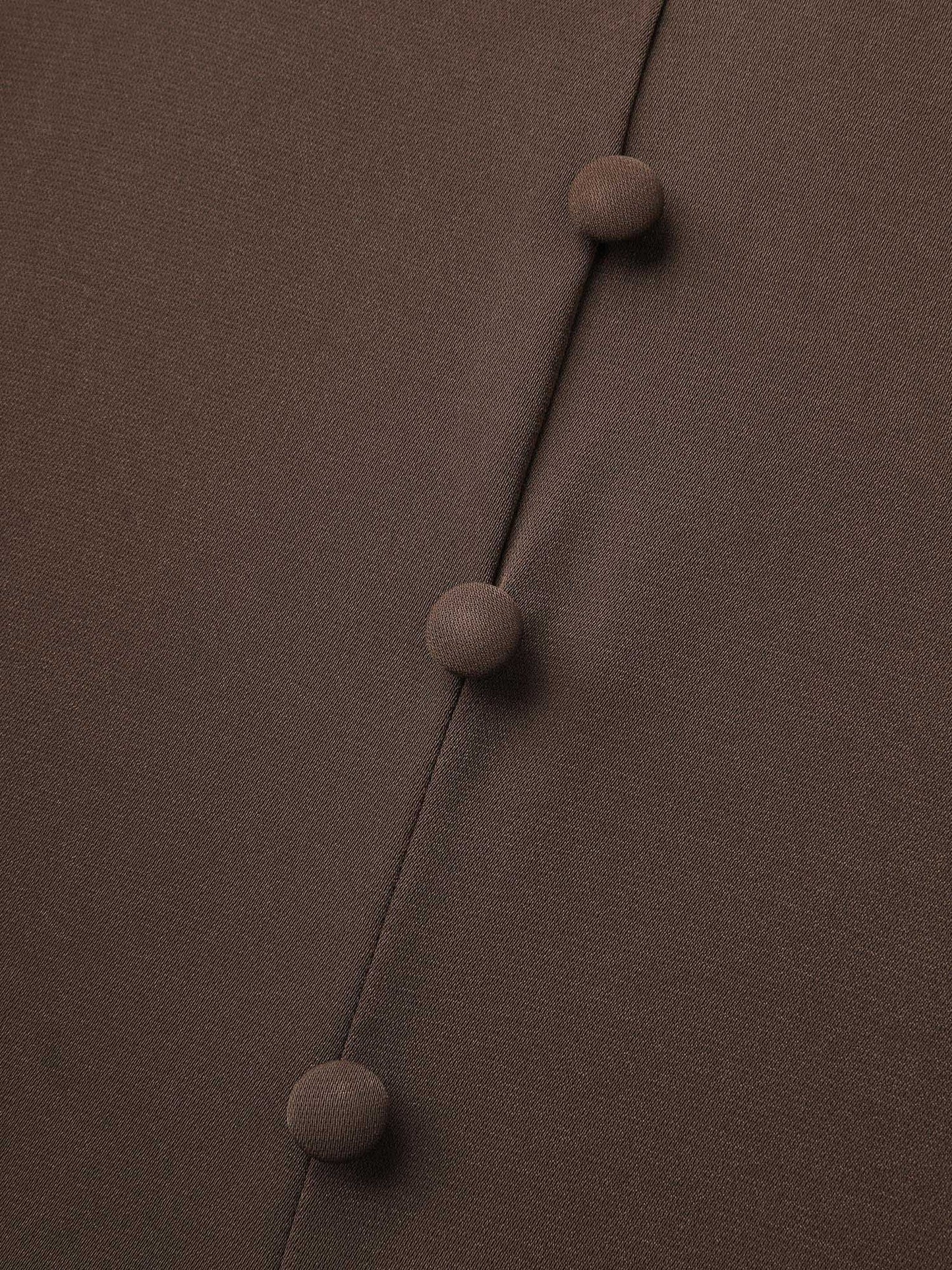 Cross-Tie Button Detail Maxi Dress