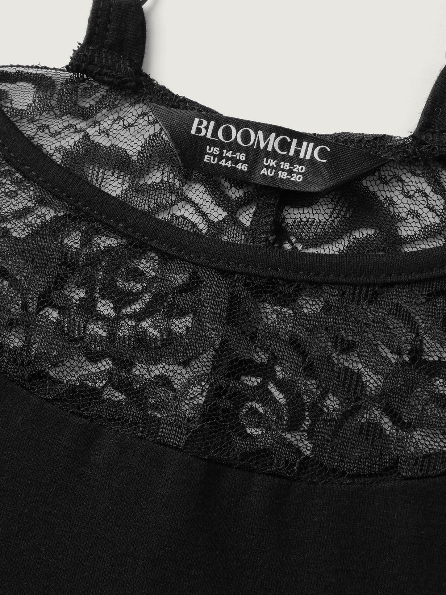 Lace Spliced Scoop Neck Loungewear Set