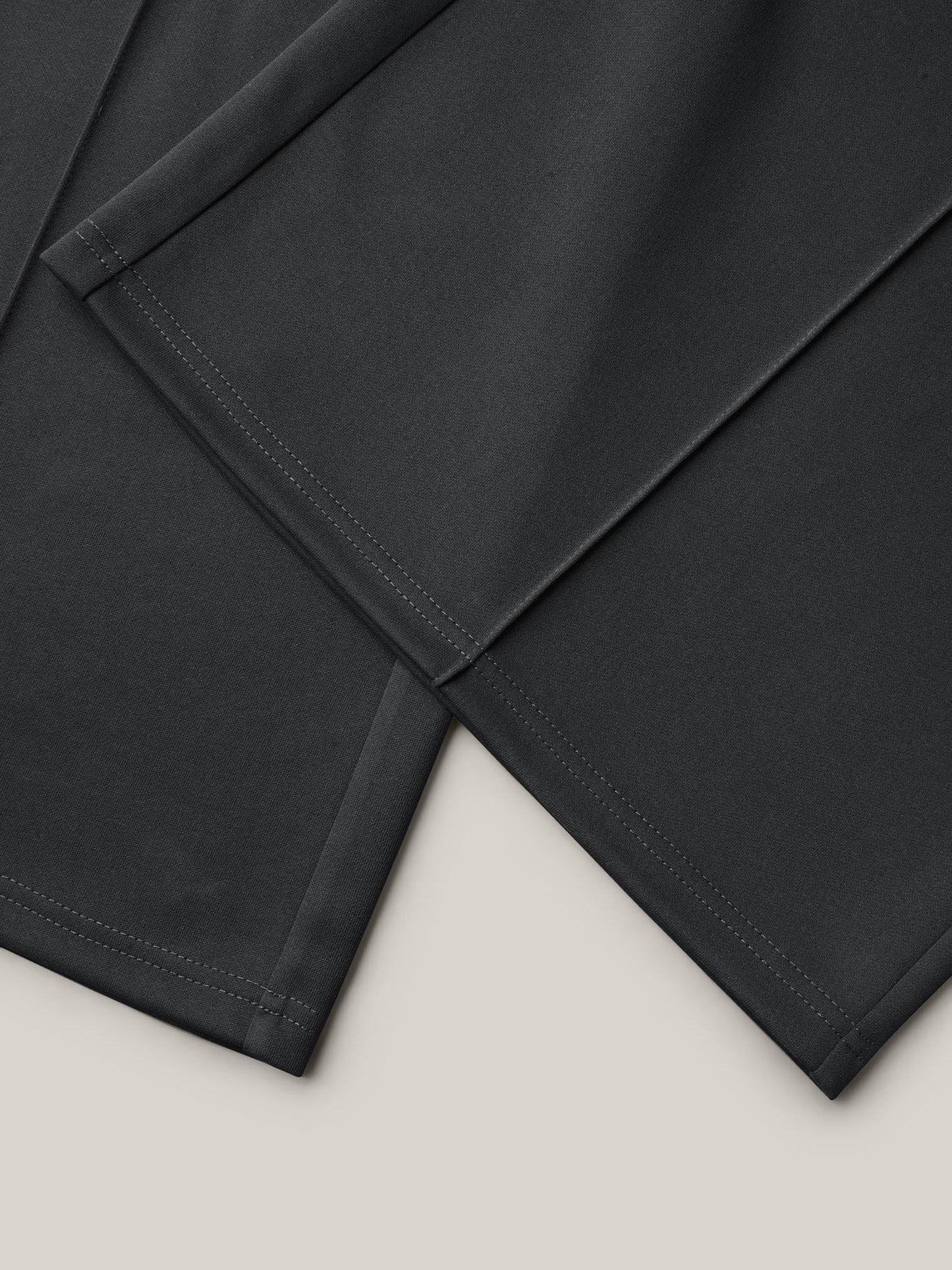 Ruched Tummy-Control Seamed Wide Leg Pants