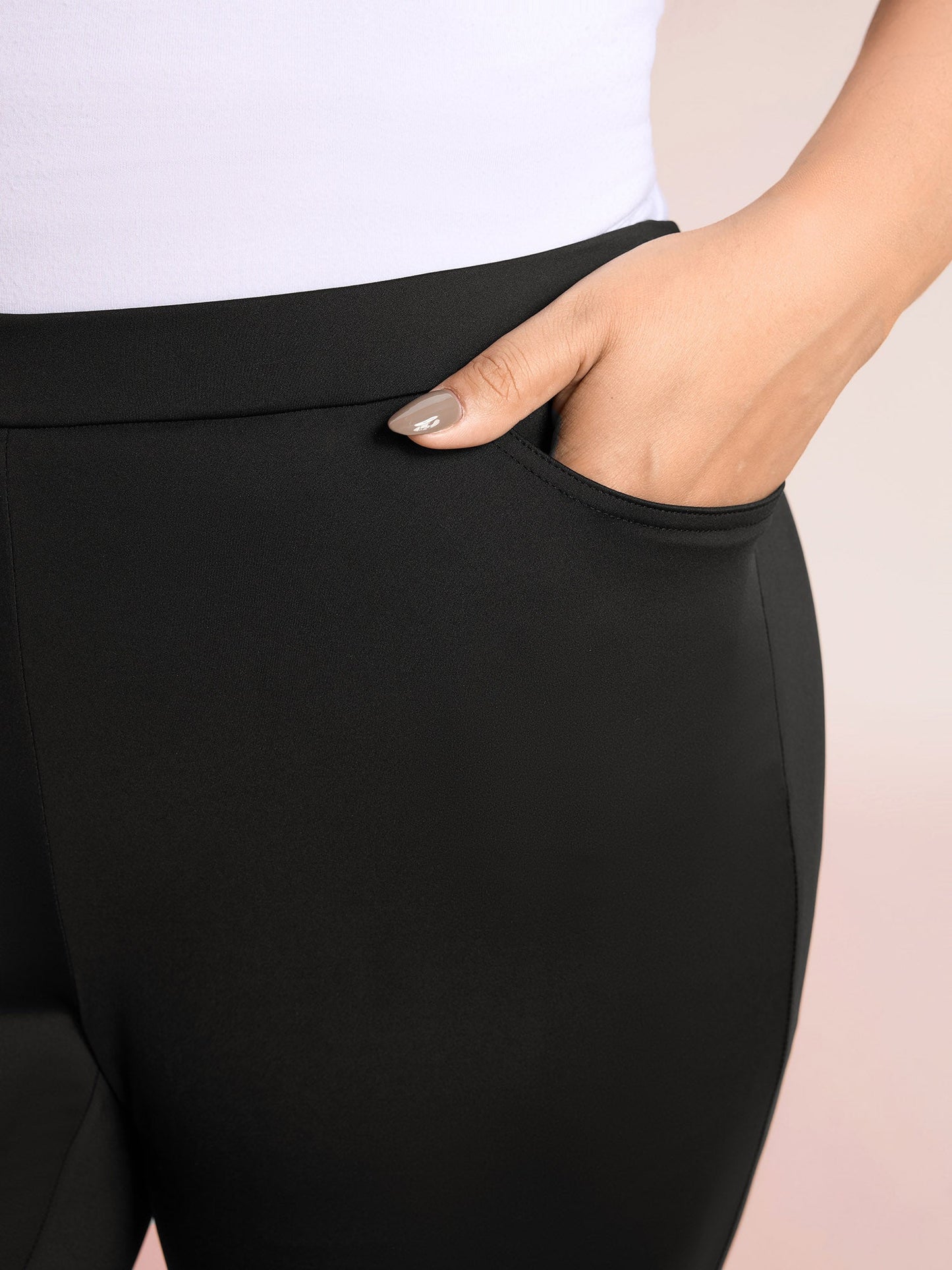 Knee-Skull Element Skinny-Fit Leggings