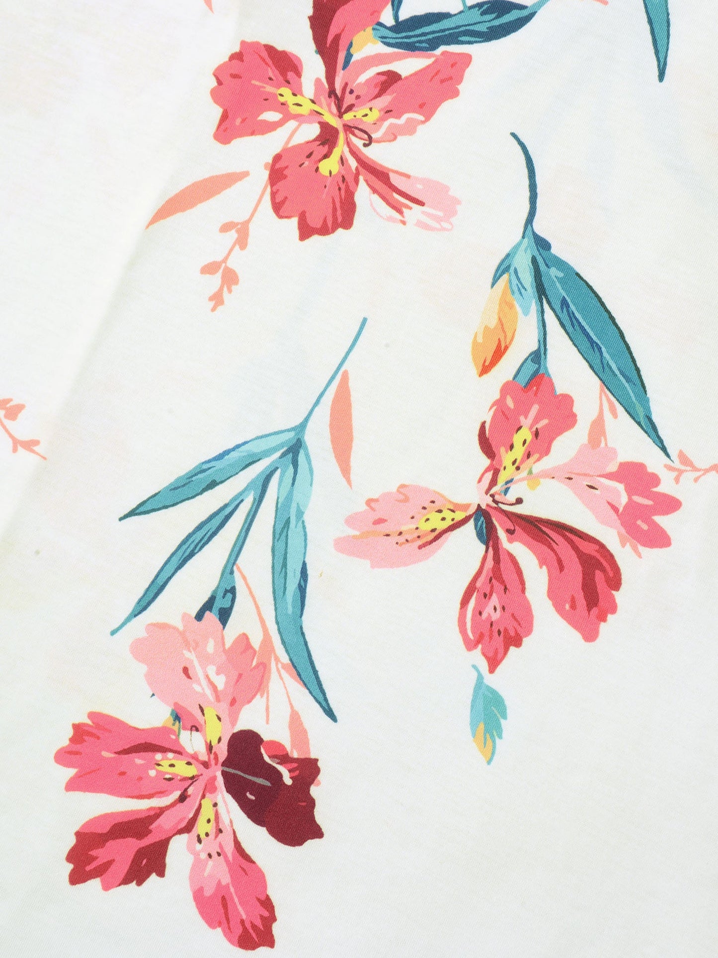 Floral Print Round Neck T-Shirt