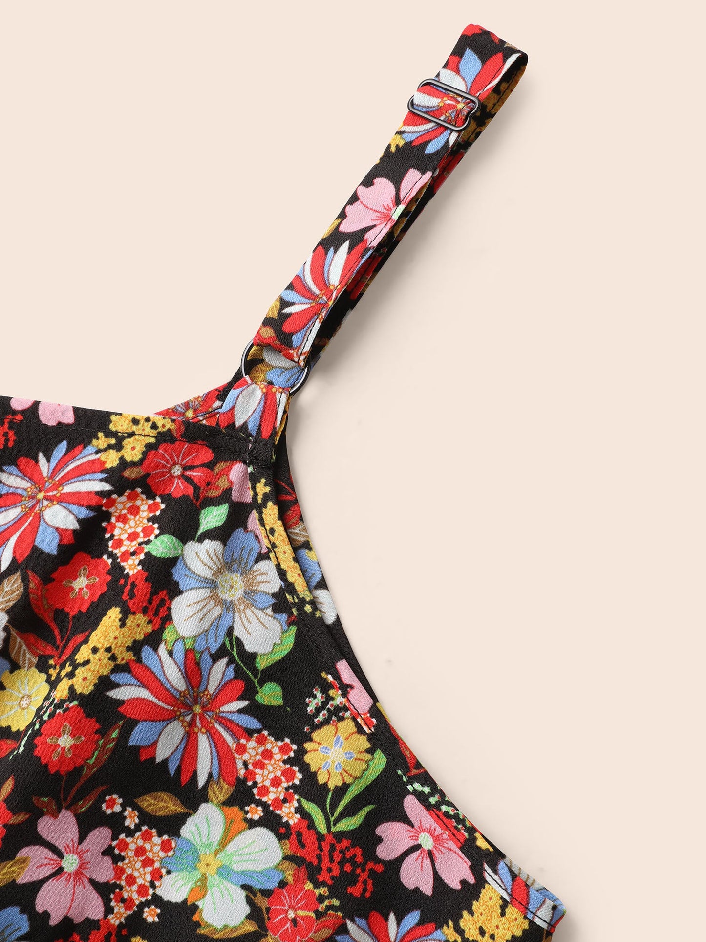 Ditsy Floral Elastic Waist Cami Dress