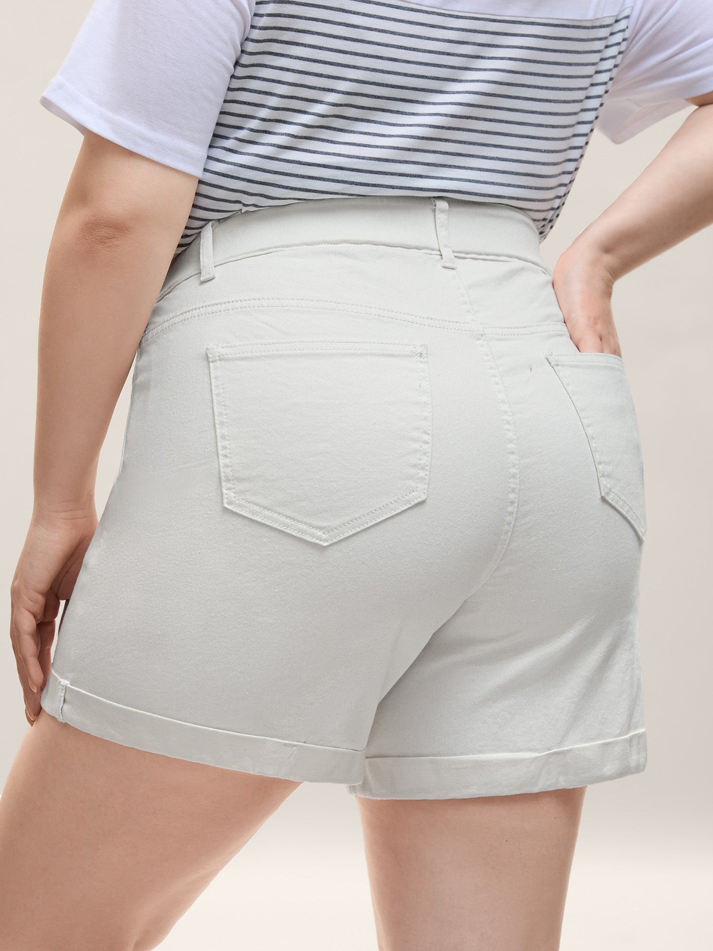 Classic Cut Denim Shorts