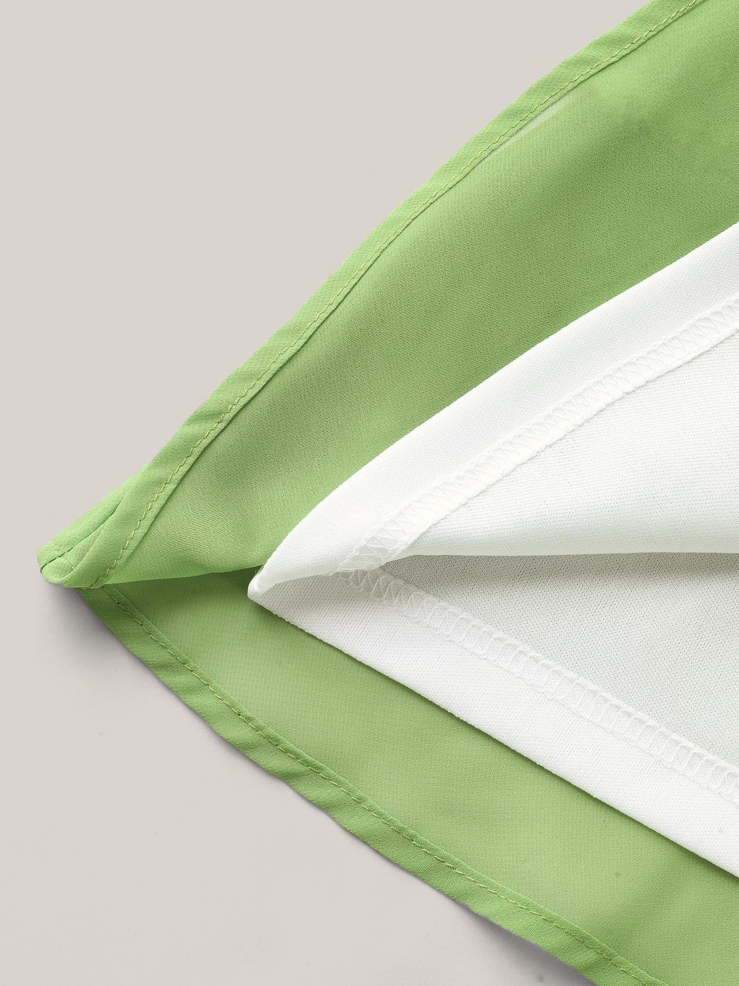Color Fusion Layered Sheer Blouse