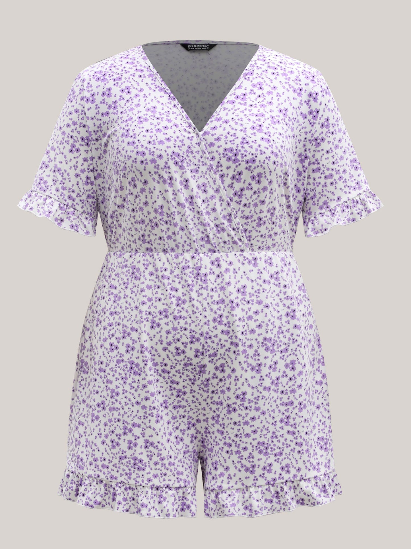 Supersoft Ditsy Floral Print Pockets Romper