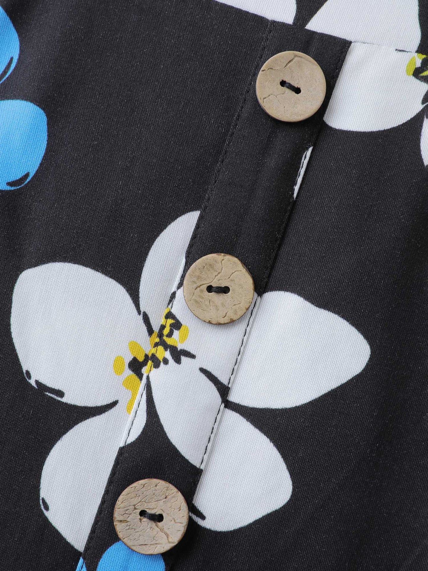 Floral Print Pockets Stretchy Waist Midi Dress