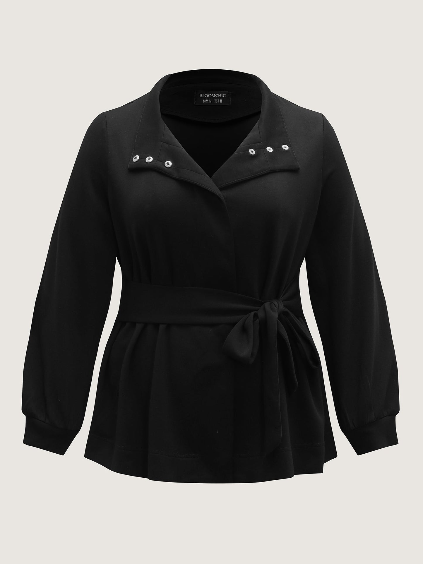 Supersoft Belted Button Adjustable Jacket