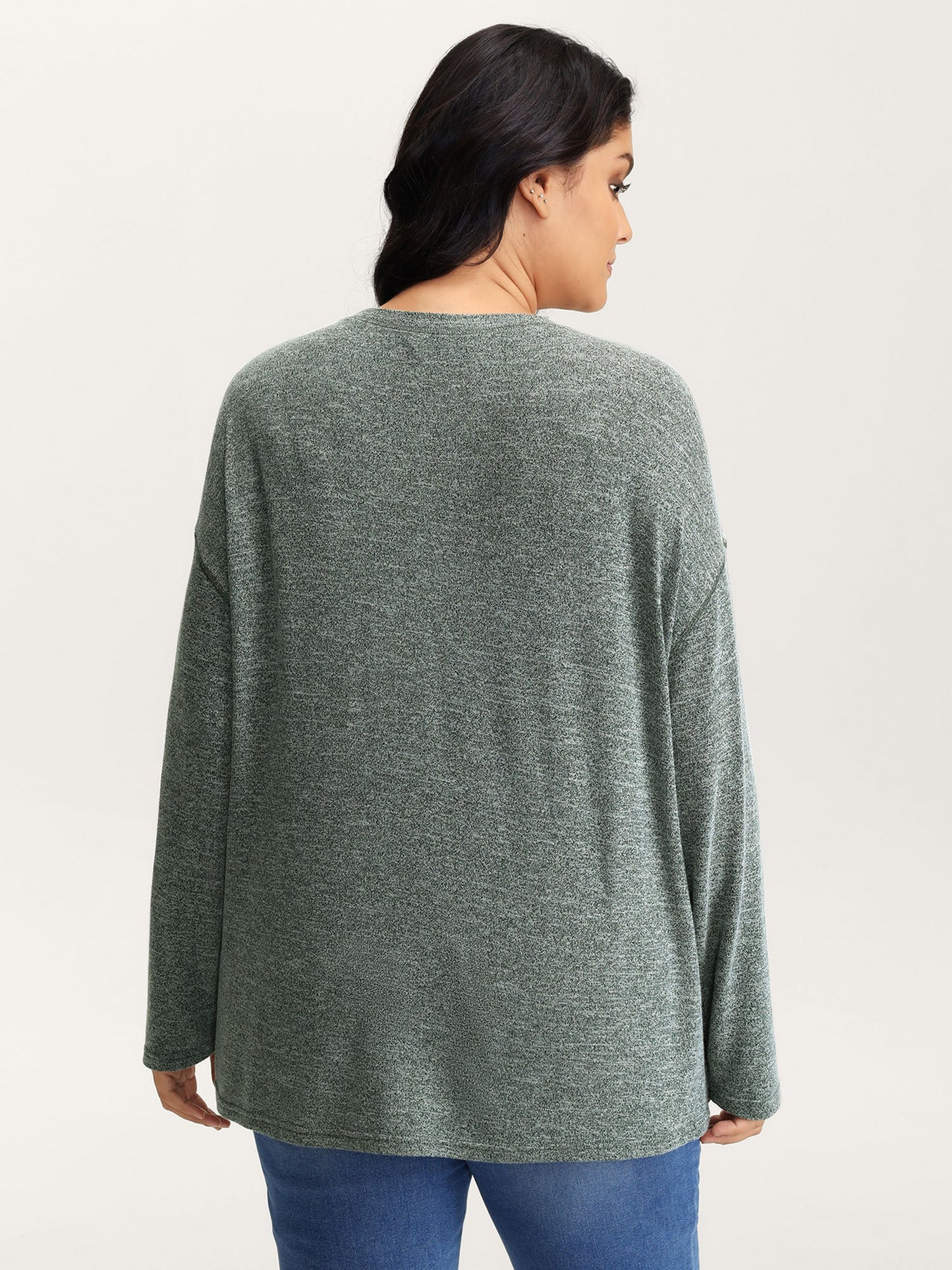 Camouflage Block Print Contrast T-Shirt