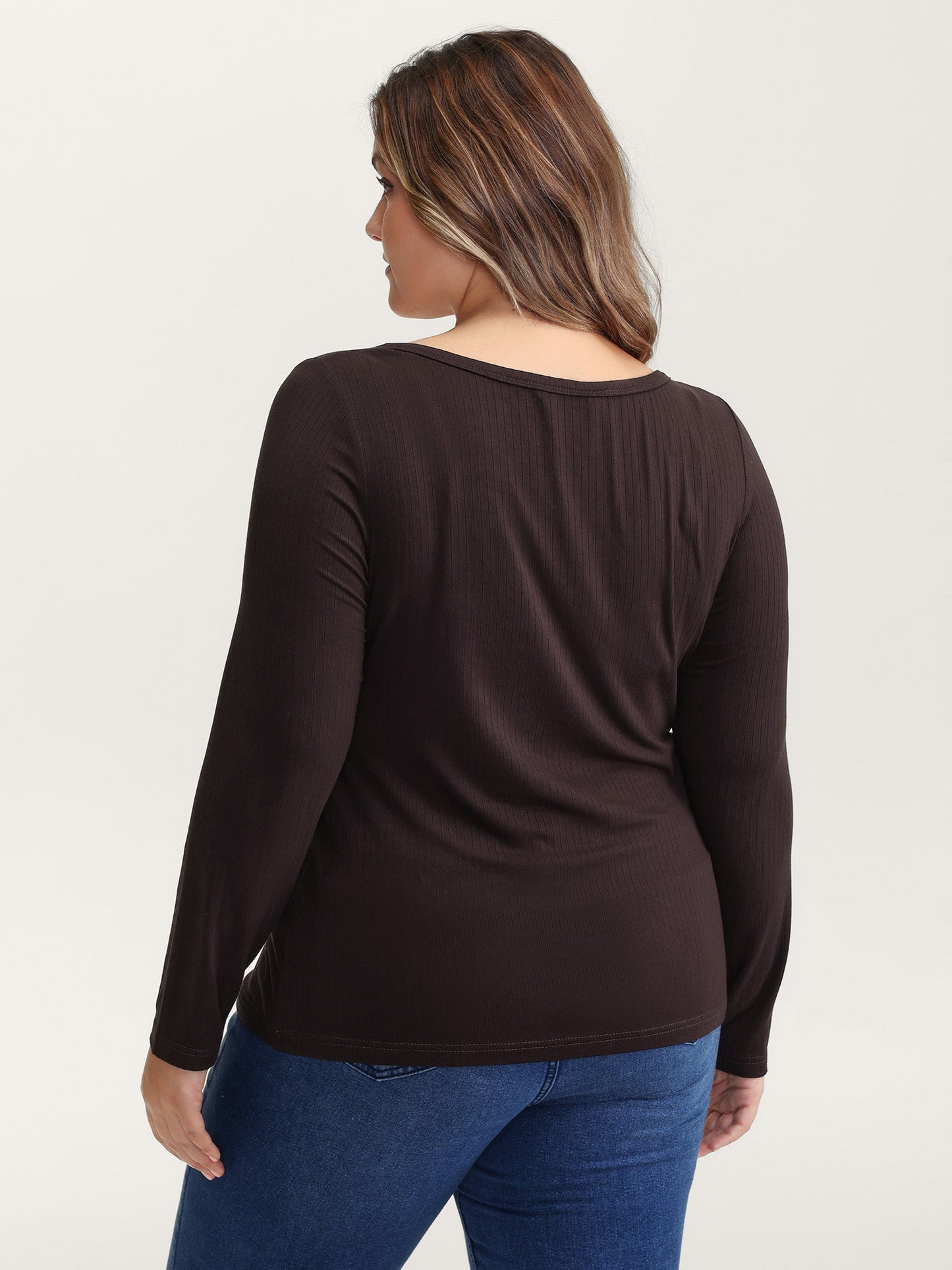 Supersoft Bodycon Fit Half-Placket T-Shirt