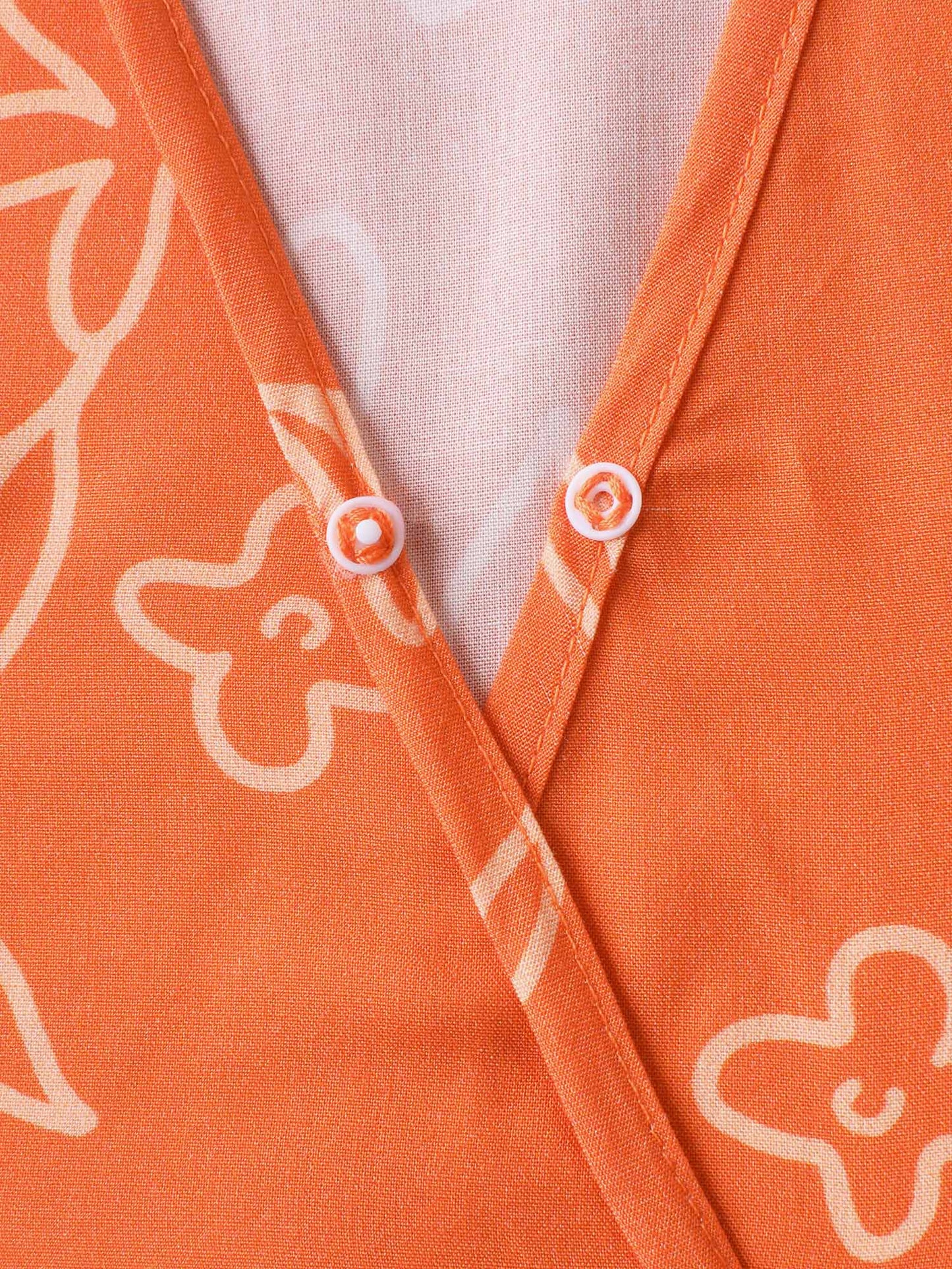 Rayon Silhouette Floral Print Midi Dress