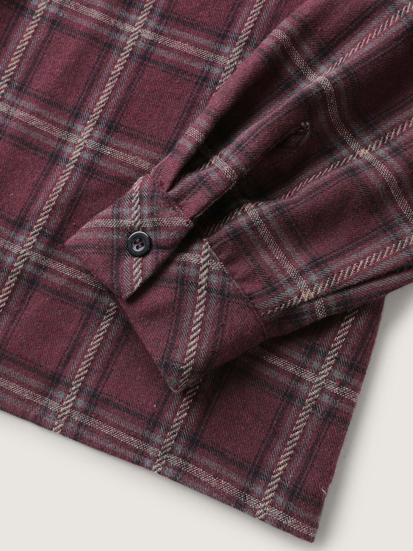 Plaid Pattern Relaxed-Fit Collar Blouse