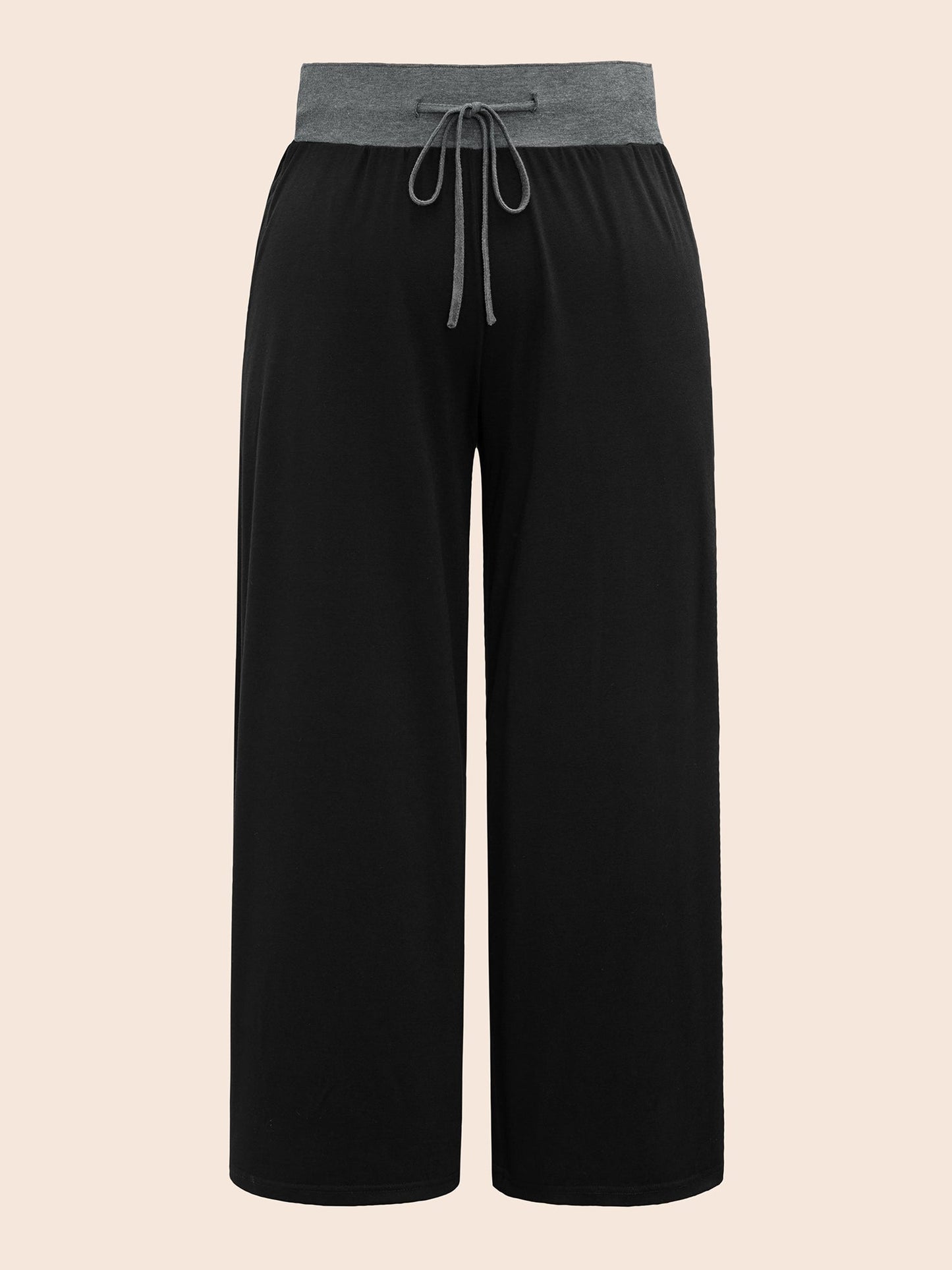 Color-Block Drawstring Lounge Bottoms