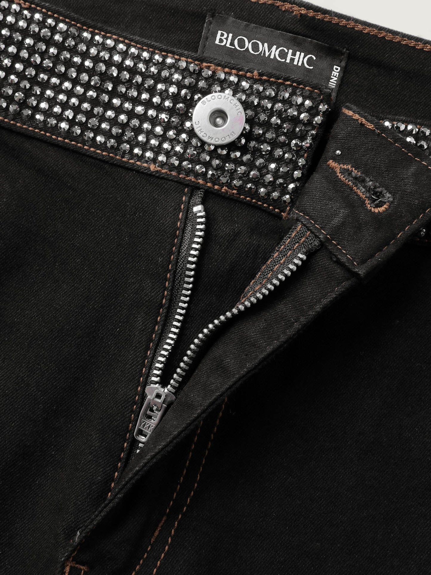 Supersoft Rhinestone Detail Bootcut Jeans
