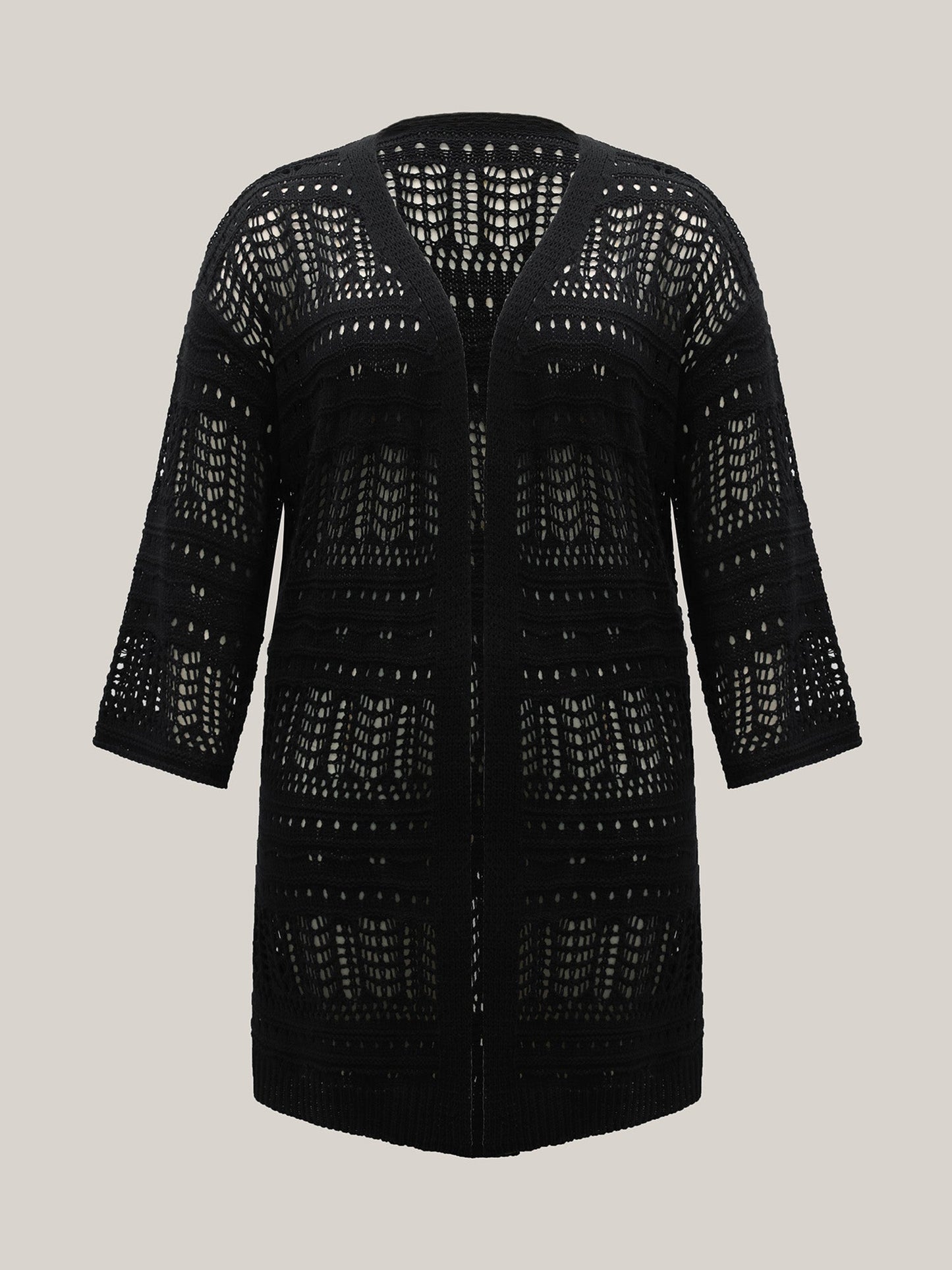 Cut-Out Open Front Swim Cover-Up