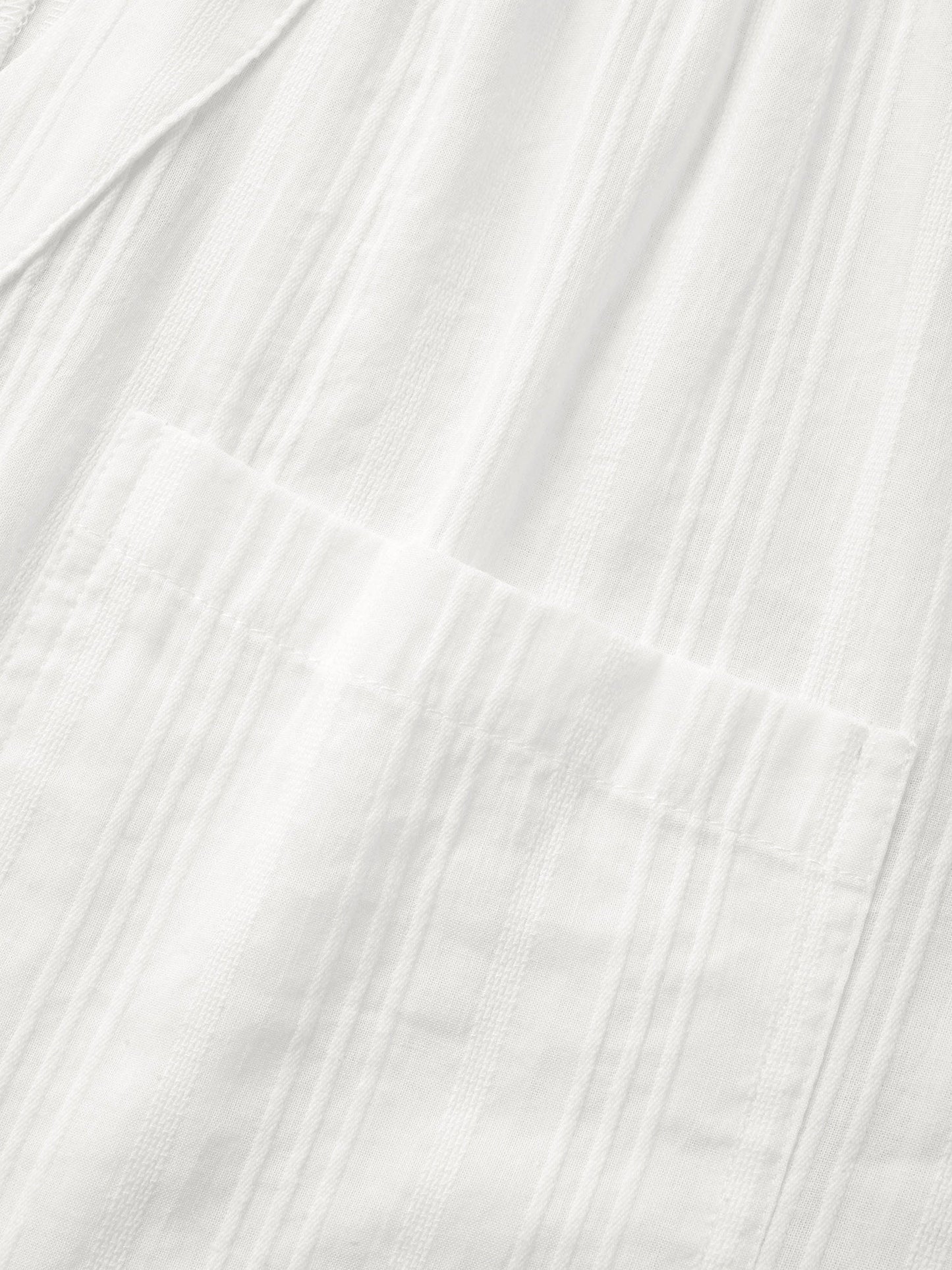 Notched Mesh Patched Pocket Button Cuff Sleeve Dress