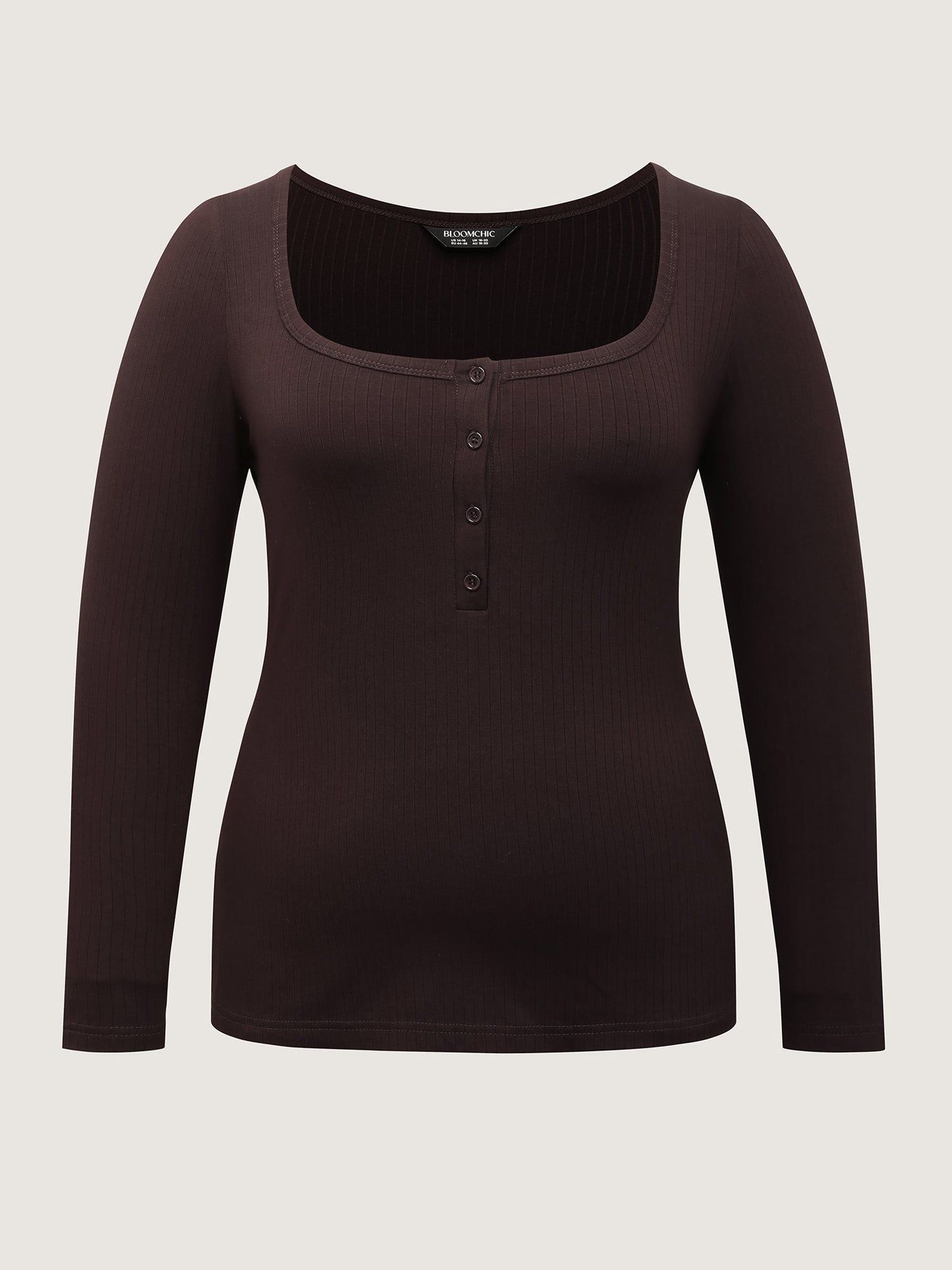 Supersoft Bodycon Fit Half-Placket T-Shirt