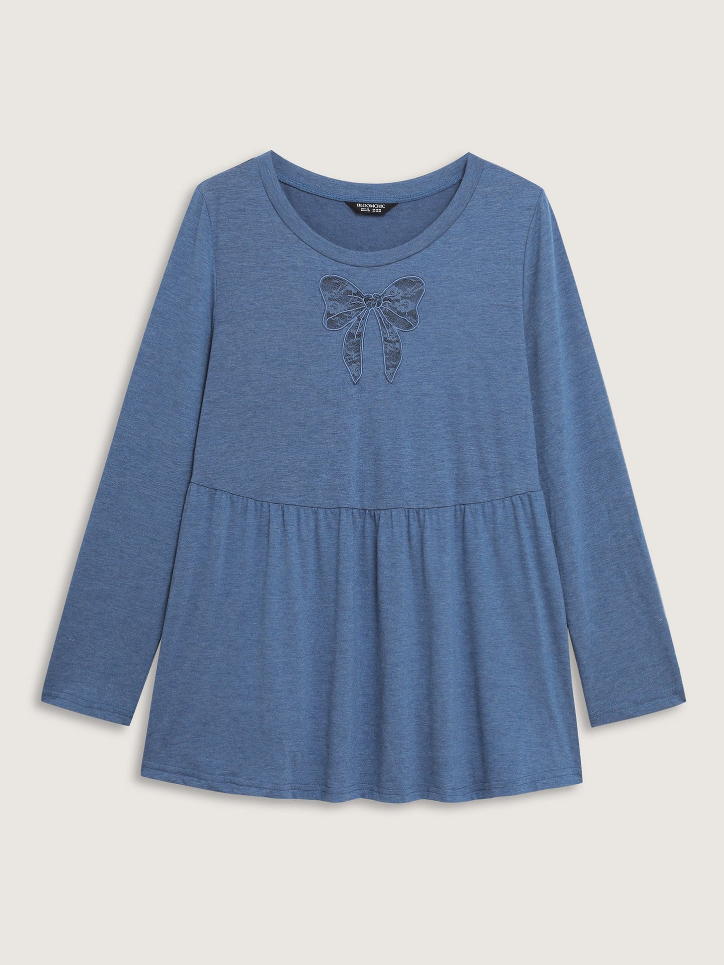 Supersoft Bowknot Cut-Out Knit Top