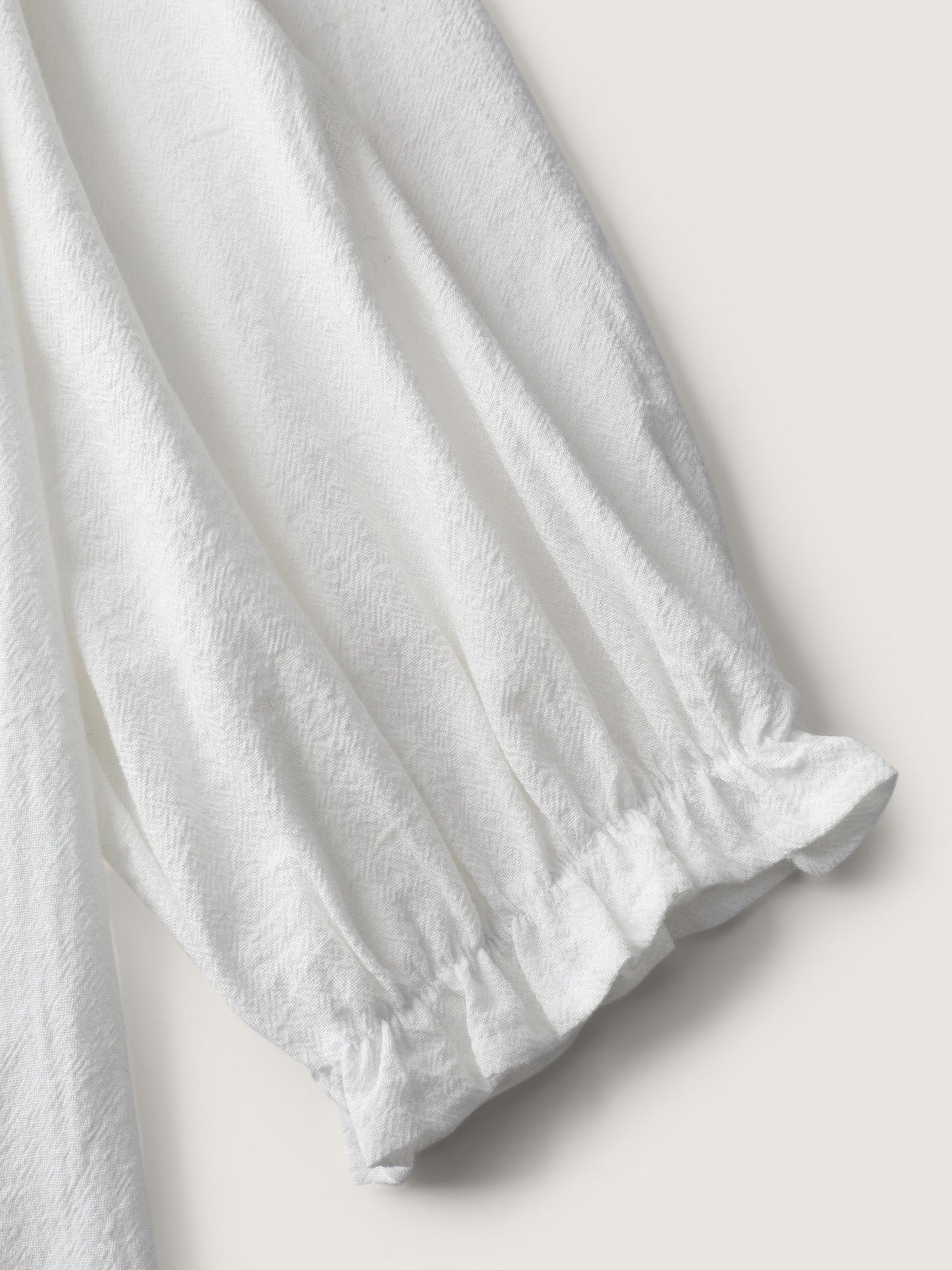 Pure Cotton Lace Trim Button Blouse