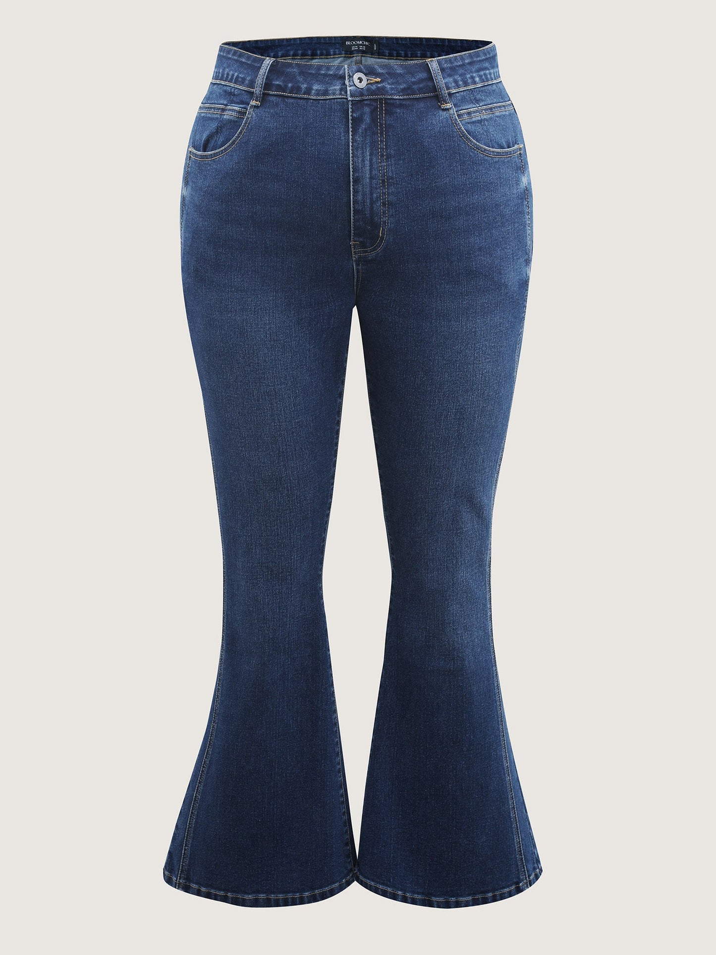 Stretchy Mid-Rise Bootcut Jeans