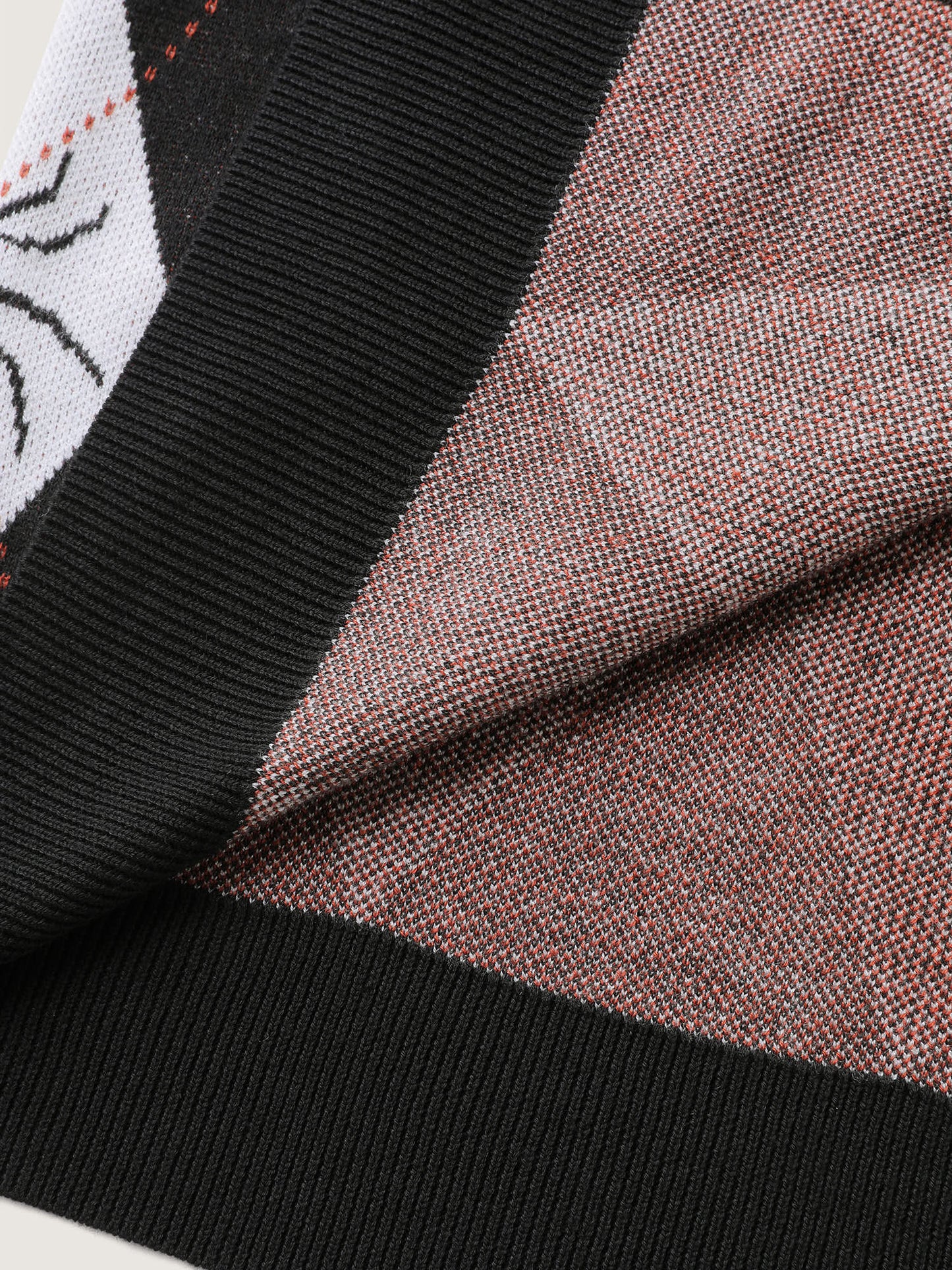 Spider Check Jacquard Pockets Knit Cardigan