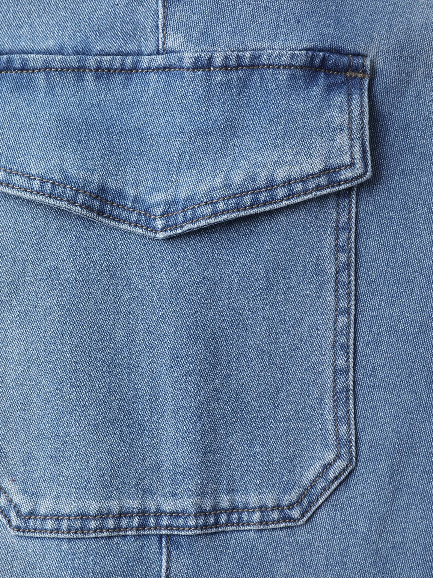 Retro Wash Flared Hem Jeans