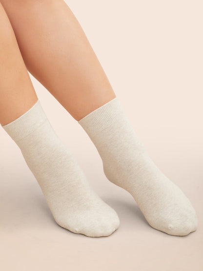 Solid Colored Socks-3 Pairs