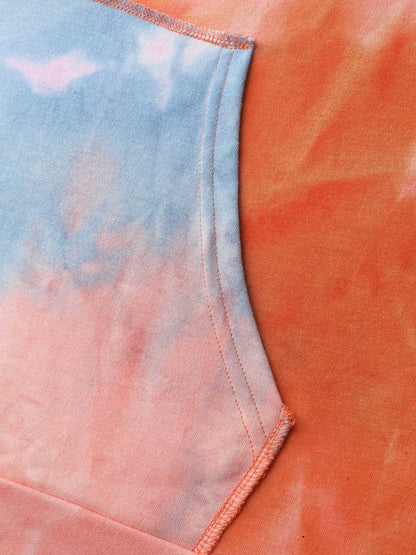 Colorful Relaxed-Fit Pockets Hoodie