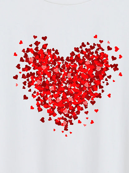 Oh-my-Heart Round Neck T-Shirt