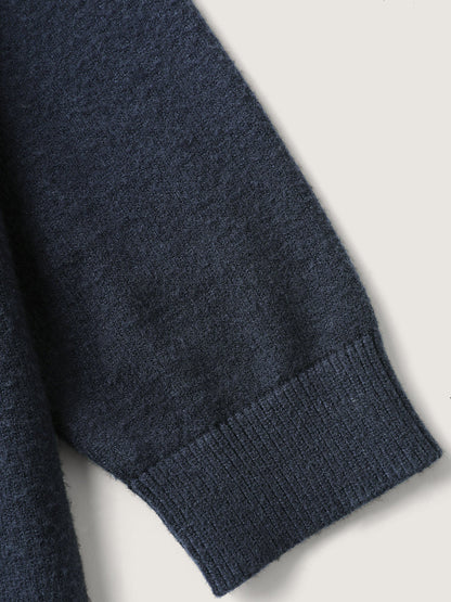 Supersoft Fair Isle Yoke Color Contrast Pullover