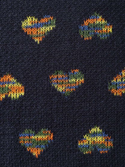 Happy Hearts Gradual Color Change Pullover