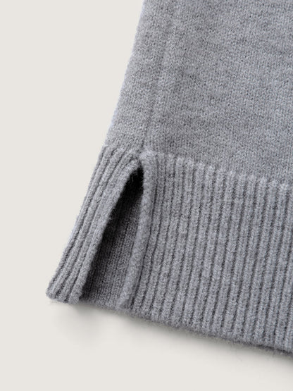 Bow Detail Ribbed Hem Pullover