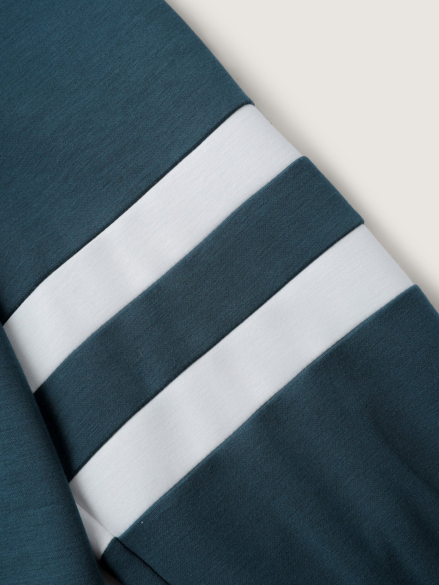 Supersoft Stripe Sleeve Contrast Sweatshirt