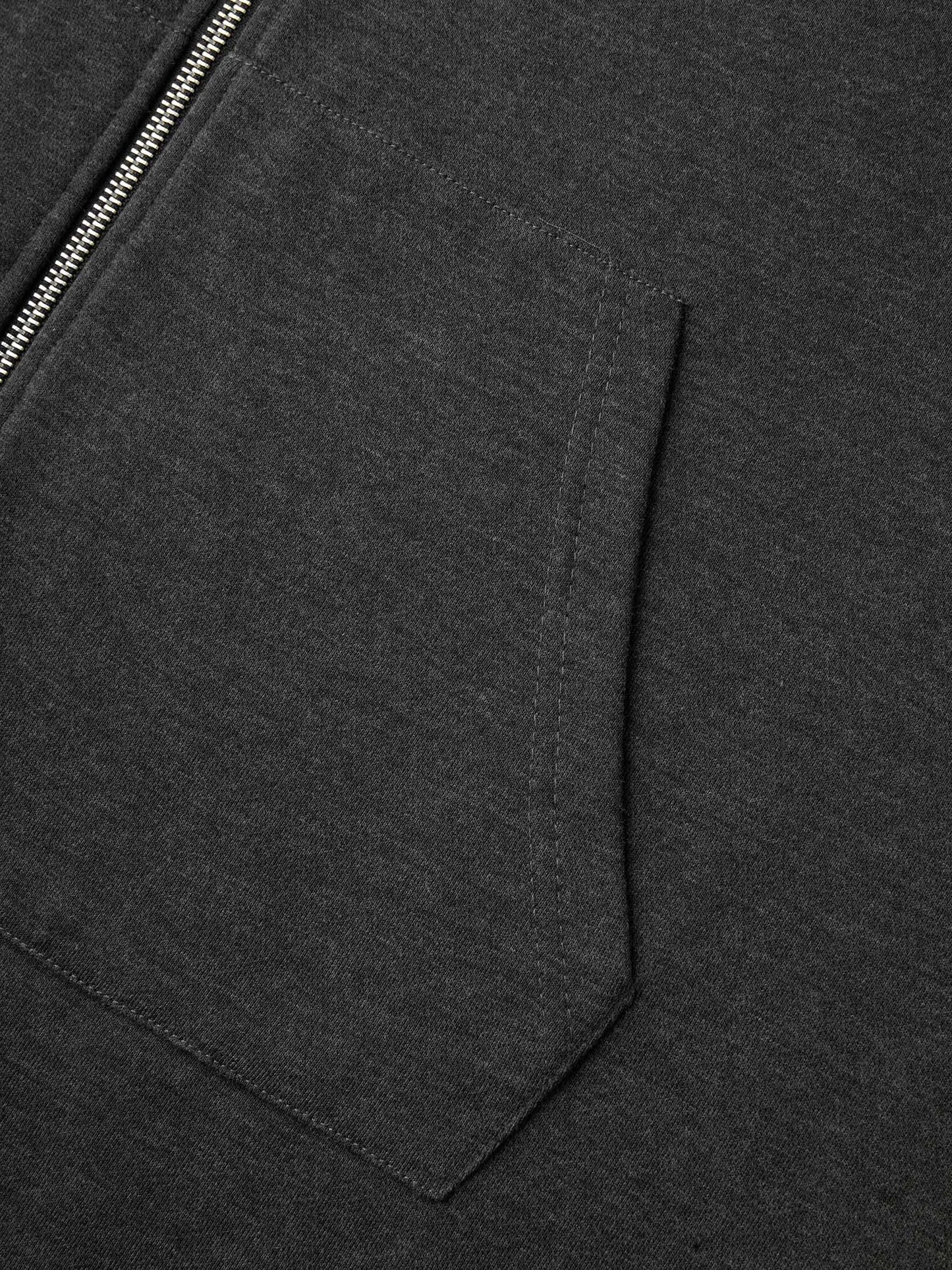 Sweatshirt Longline Solid Jacket