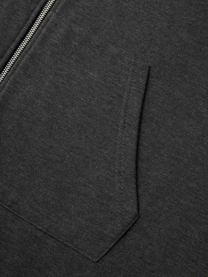 Sweatshirt Longline Solid Jacket