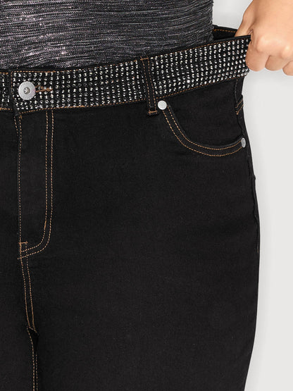 Supersoft Rhinestone Detail Bootcut Jeans