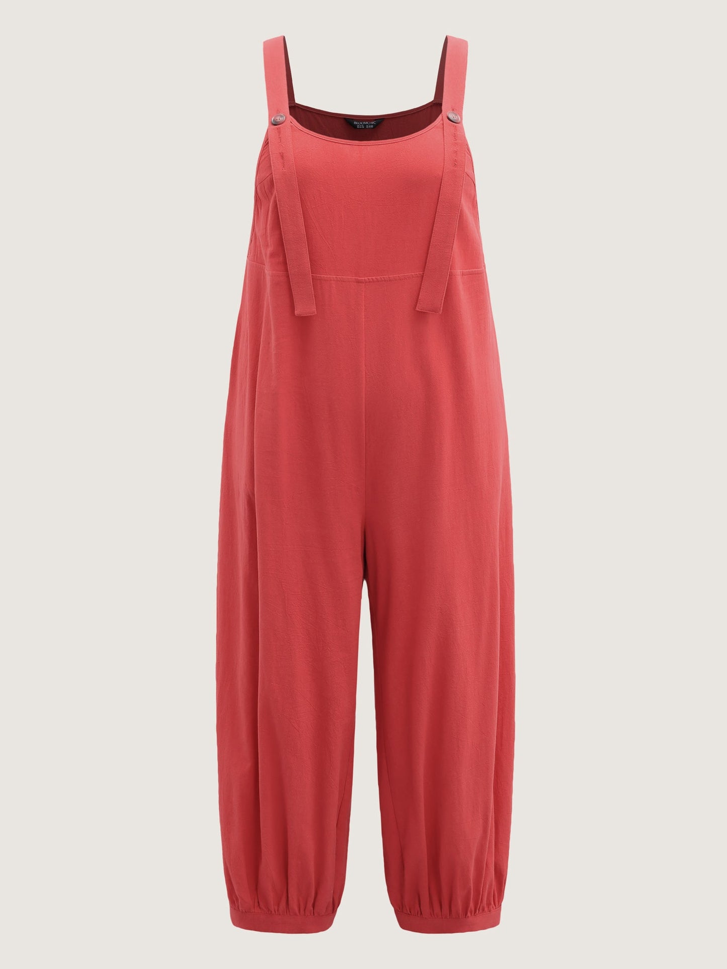 Pure Cotton Harem Pants Adjustable Jumpsuit
