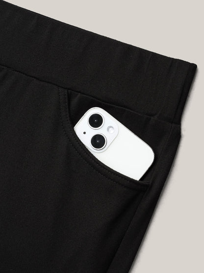 Lace Mid-Rise Tight Pants