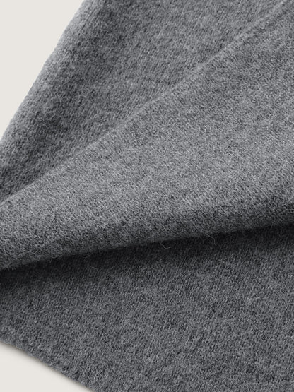Hooded Button Slit Pockets Knit Cardigan