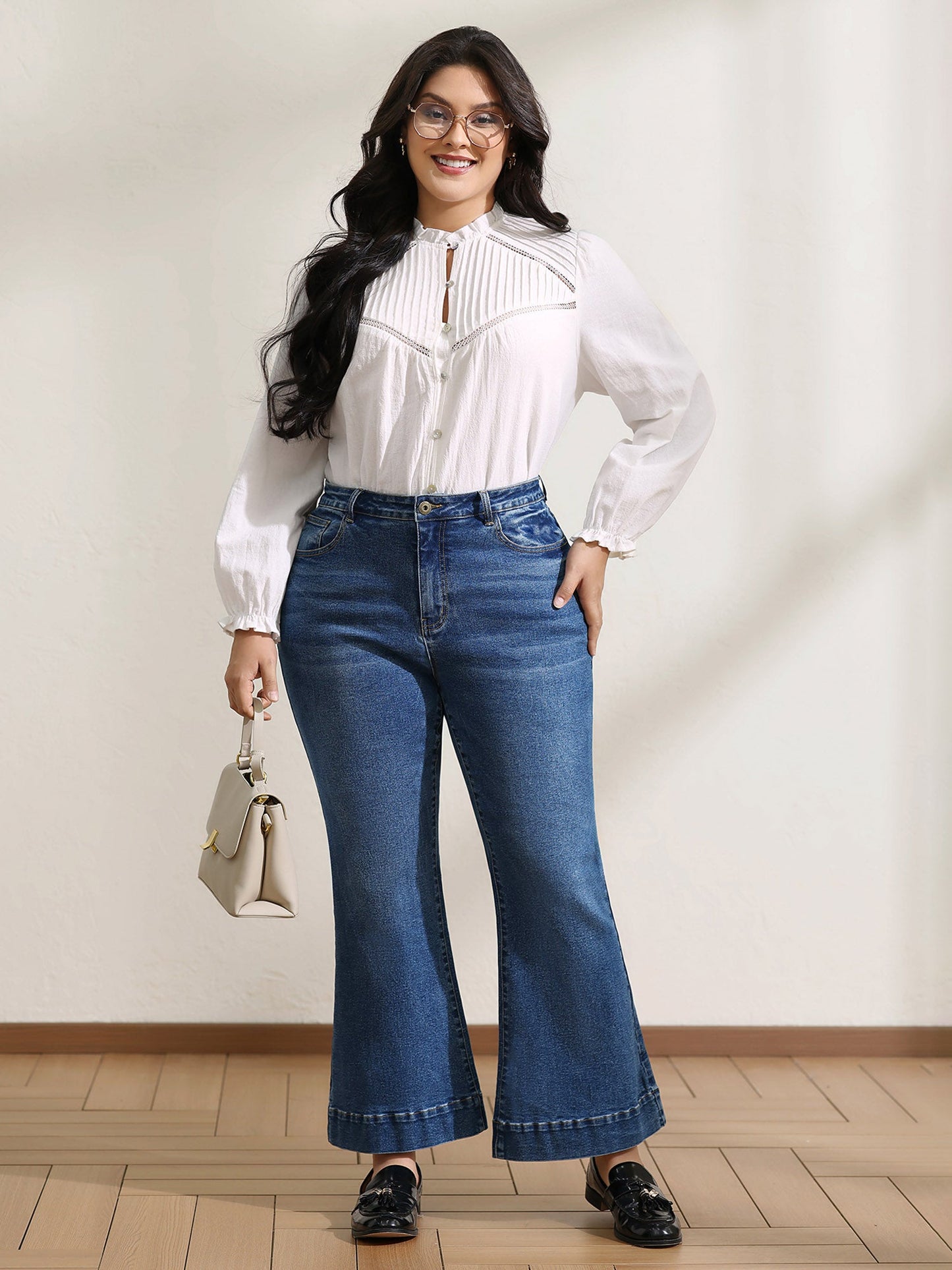 Stretchy Soft Bootcut Jeans