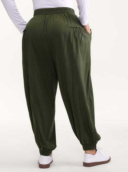 Ruffled Inclusive Jogger Pants