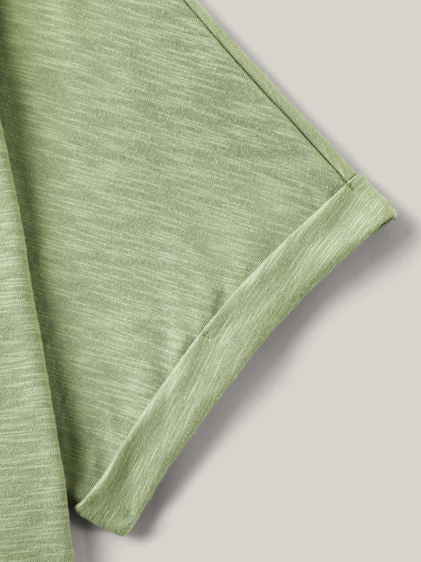 Bamboo Fabric Lace Trim Flowy T-Shirt