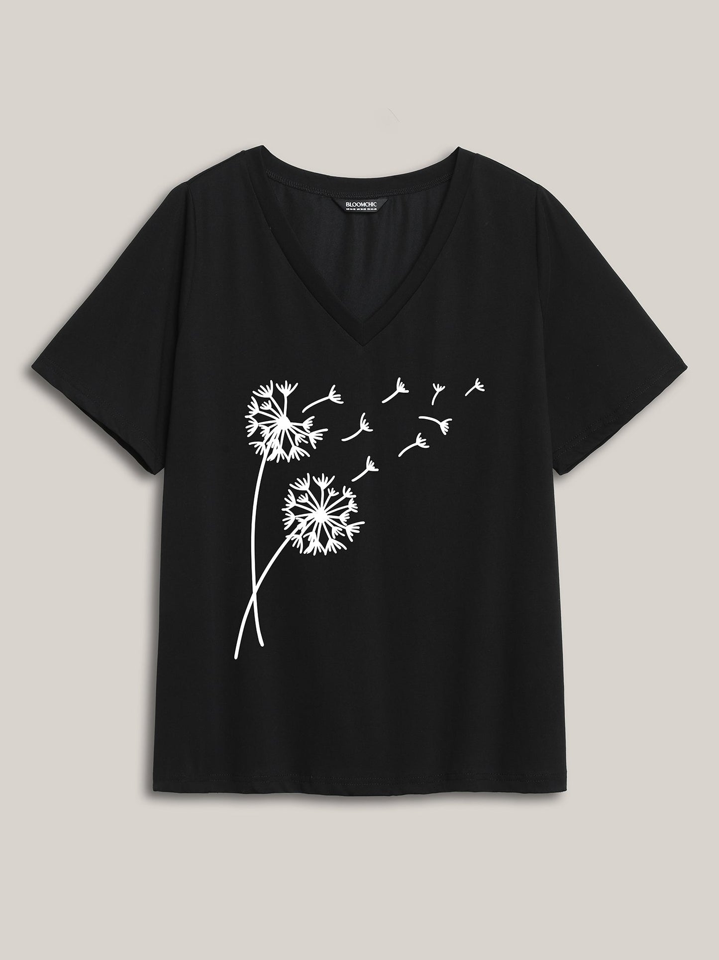Wishing Dandelions V-Neck T-Shirt