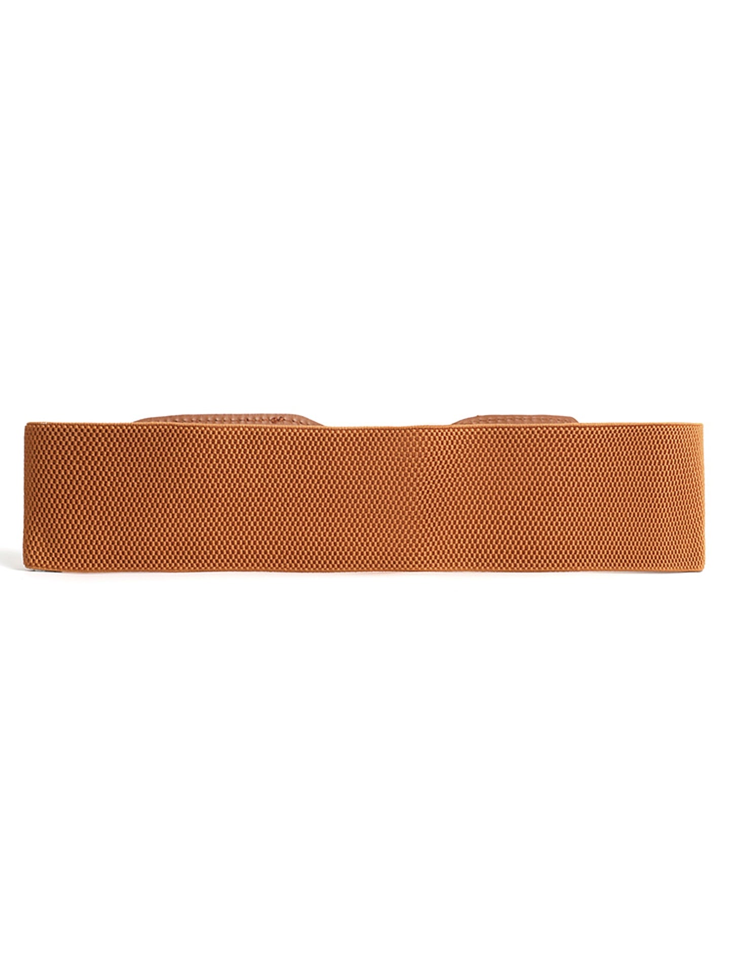 Metal Buckle Wide-Strap Belt
