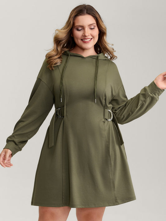 Supersoft Adjustable Waist Flowy Mini Dress