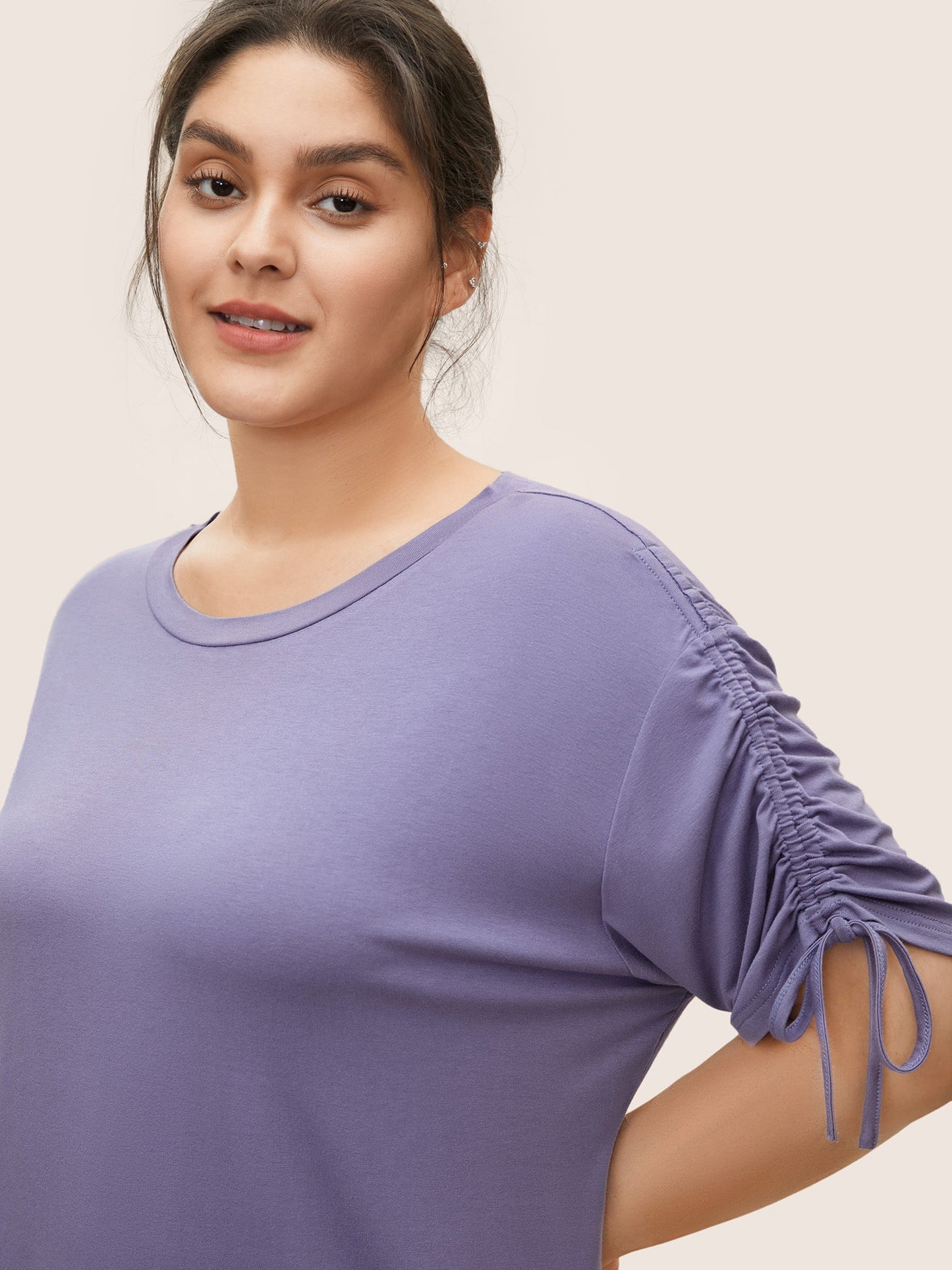 Supersoft Essentials Solid Drawstring Sleep Top